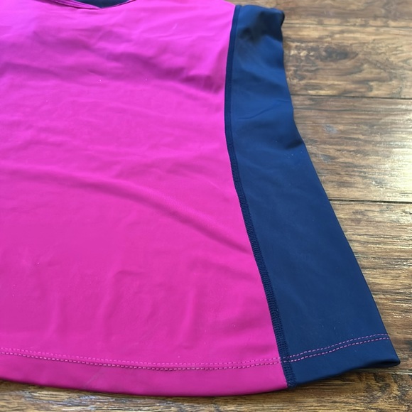 Ruby Ribbon Pink Racerback Tank Top size says 42 - Picture 2 of 9